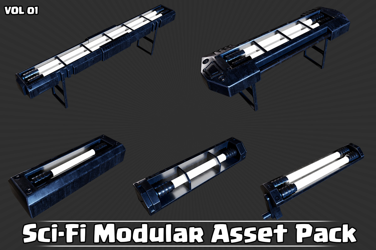 Sci-Fi Modular Assets