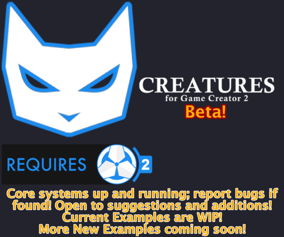 Creatures for Game Creator 2