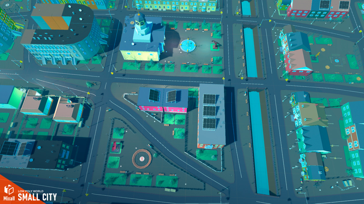 LOW POLY WORLD - SMALL CITY
