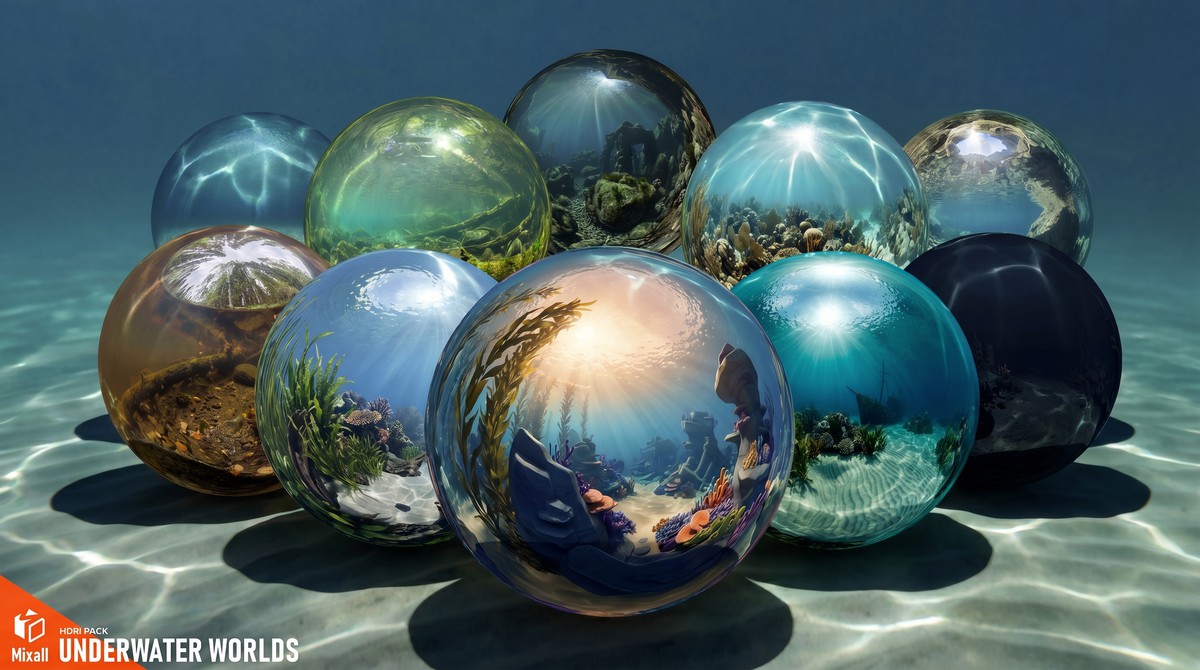 Underwater worlds - HDRI pack