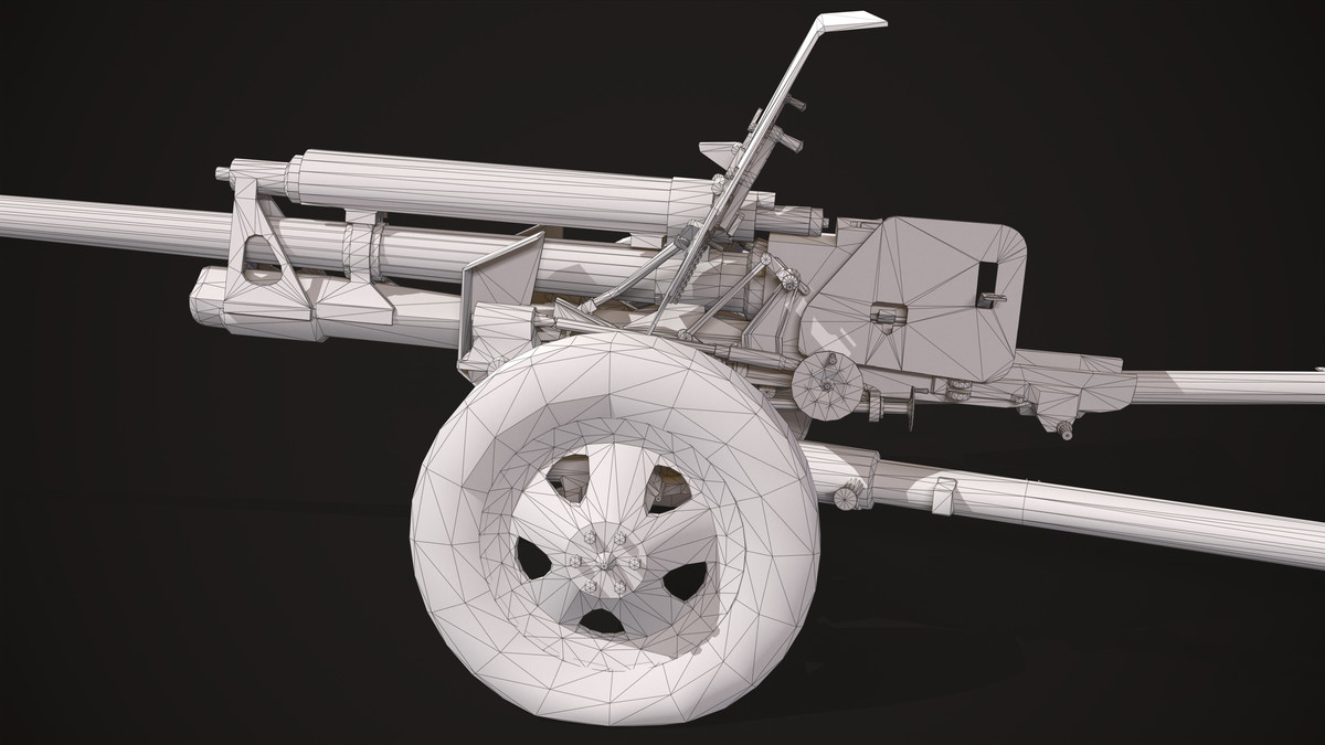 ZIS 2 Cannon WW II