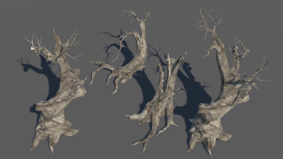 LowPoly Nature DeadTree