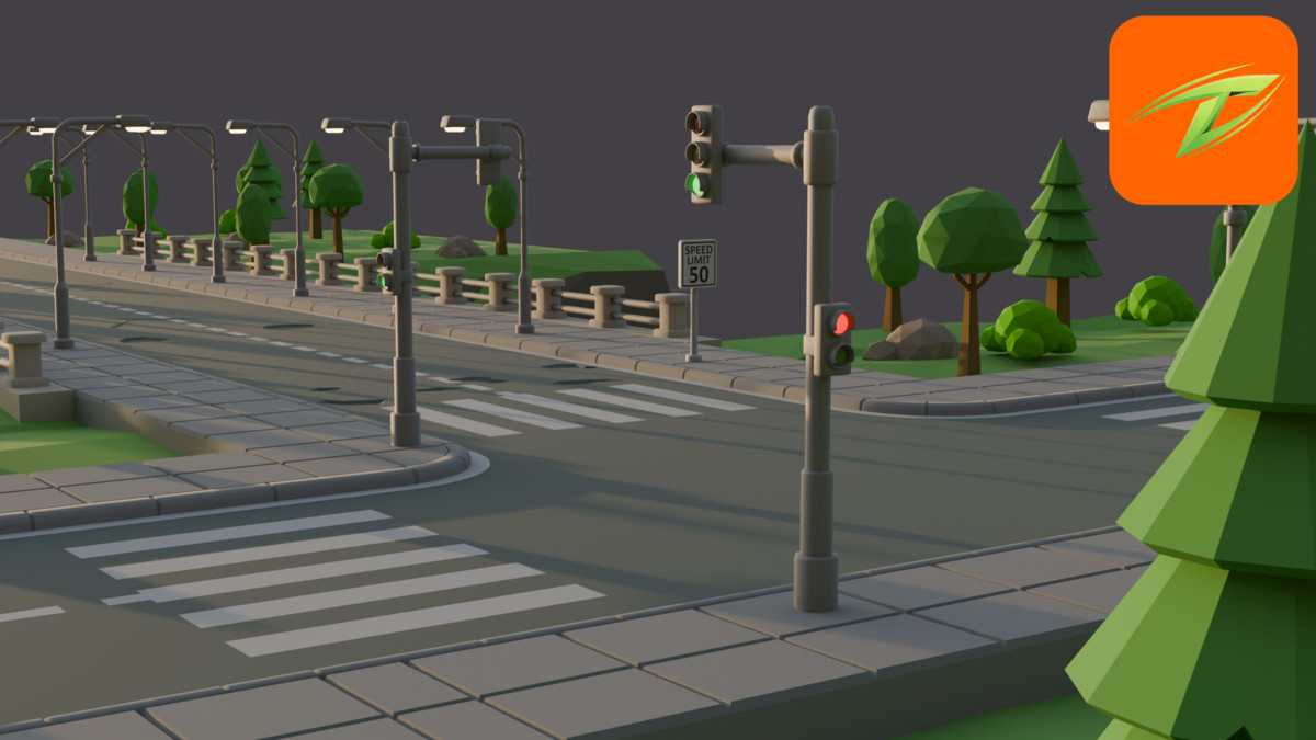 Stylized Road Pack - Thinkix Studios