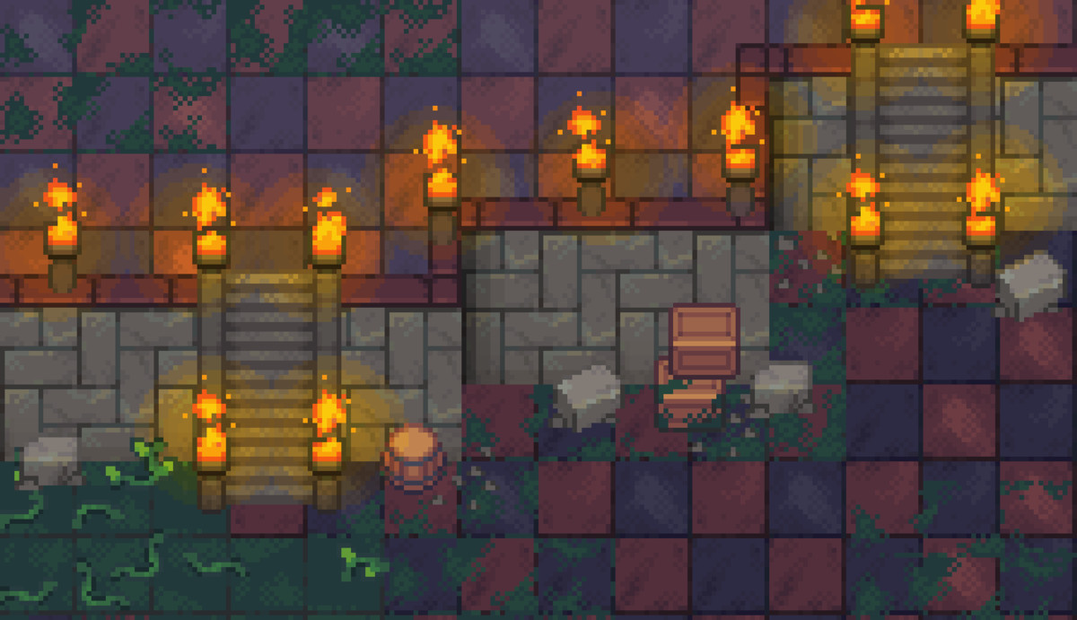 2D Cozy RPG - Dungeon crawler - Tilesets - Pixelart EXTENSION BUNDLE