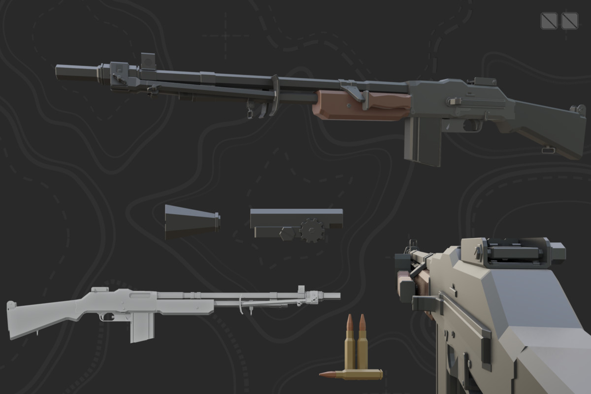 Low Poly Weapon Bundle Pack V