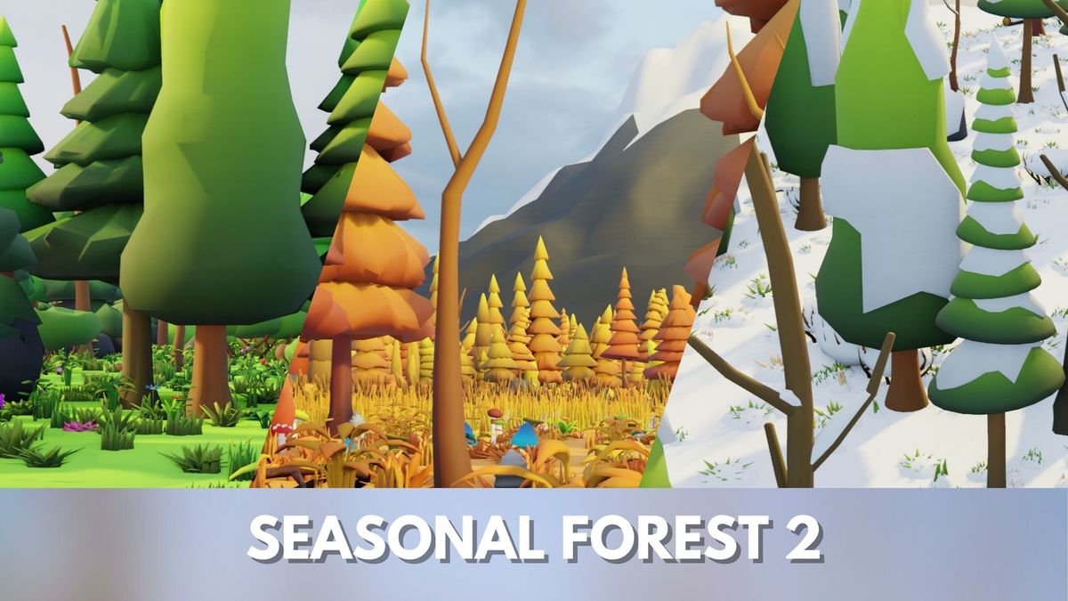 Low Poly Seasonal Forest Biome 2 by IGS