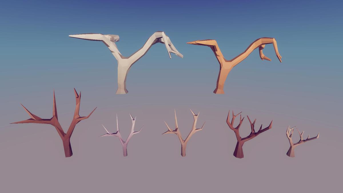 Low Poly Stylized Trees Pack - Mini World Studio