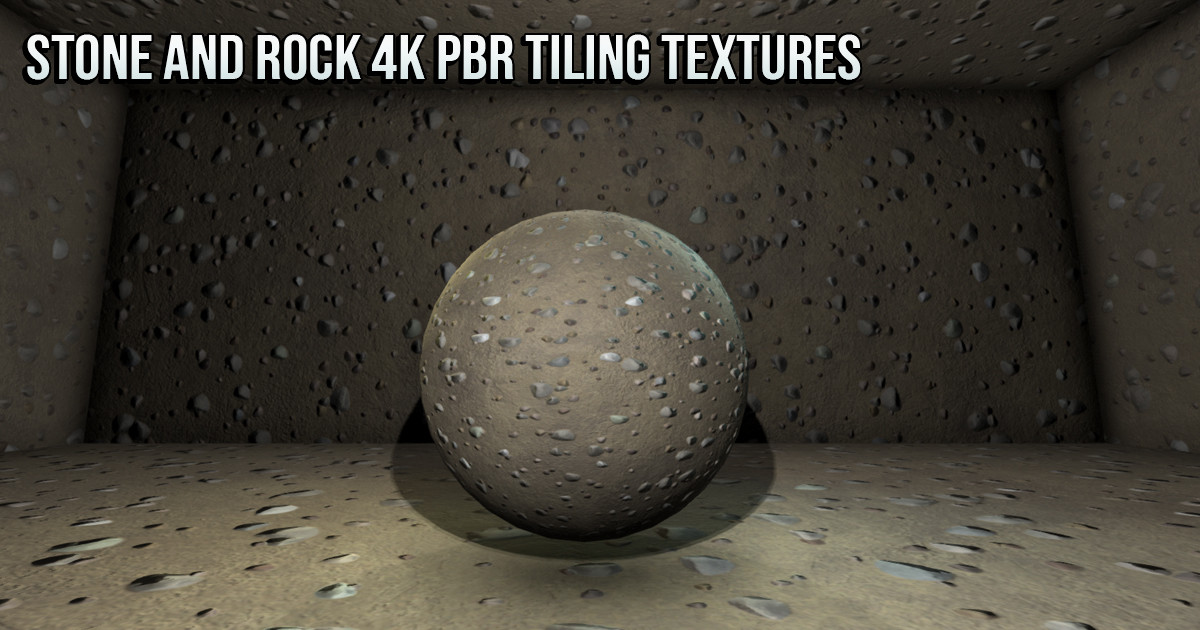 21 Stone and Rock 4K PBR Tiling Textures Collection