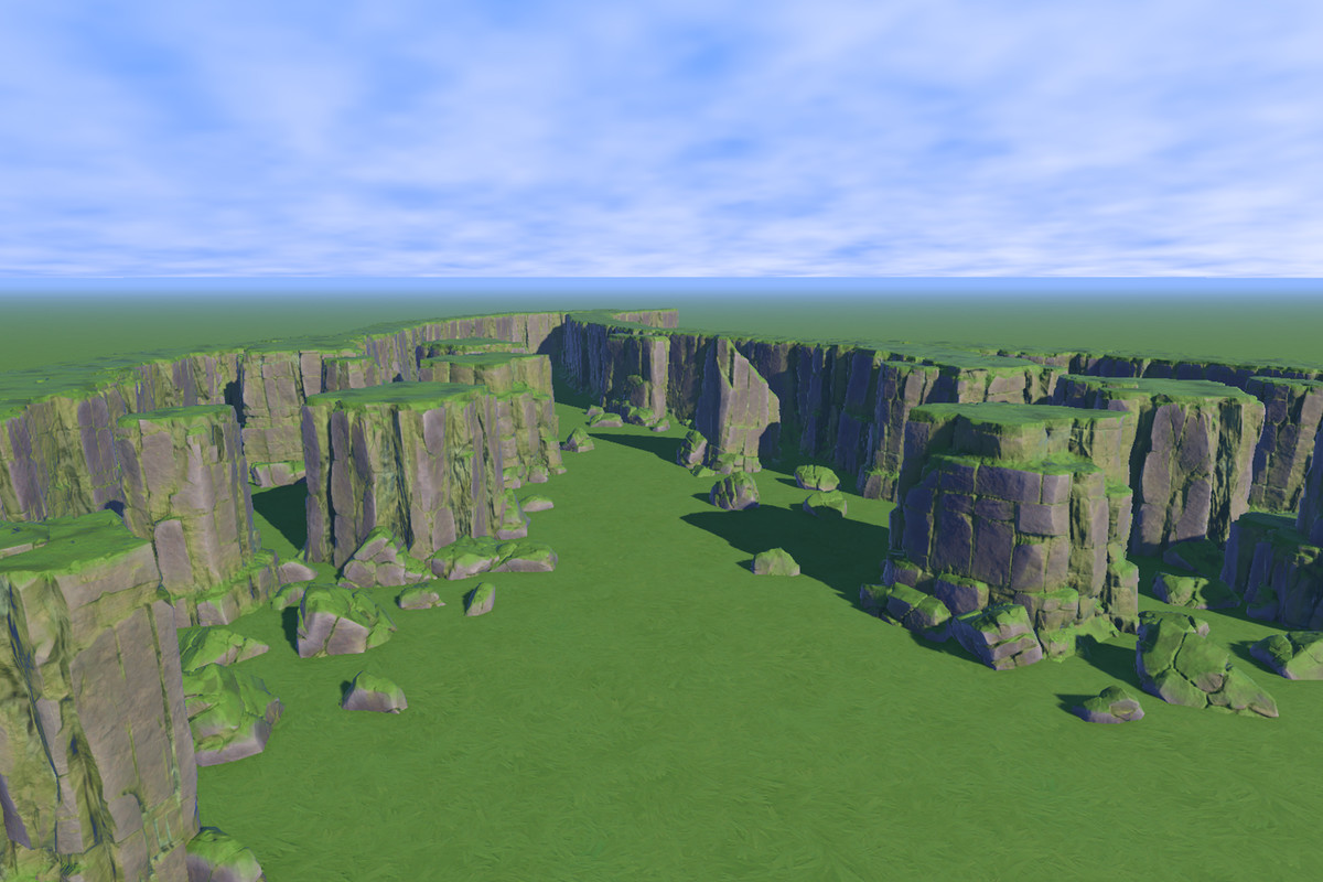 Stylized Nature - Blocky Cliffs