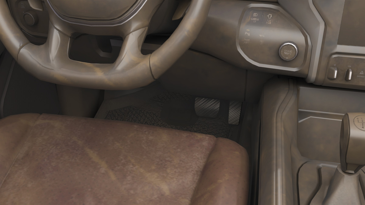 Pickup Truck 03 Blue Dusty URP HDRP Textures