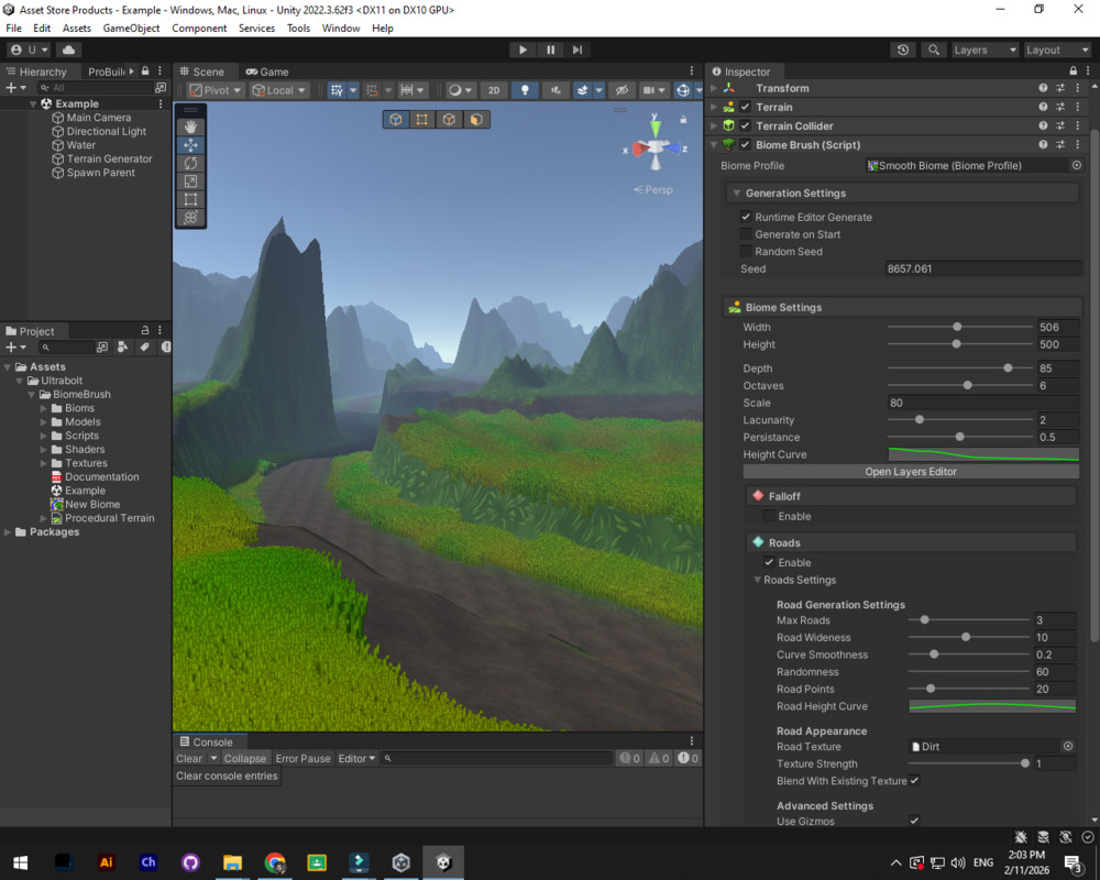 Biome Brush A Procedural Terrain Generator