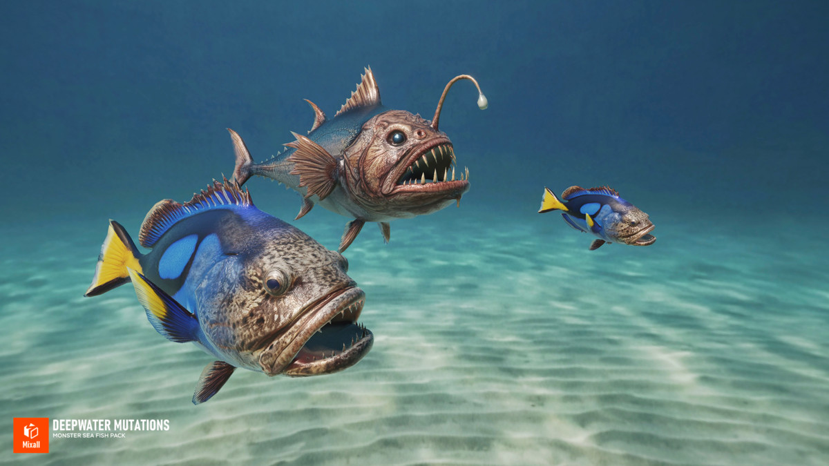 Deepwater Mutations - Monster Sea Fish Pack