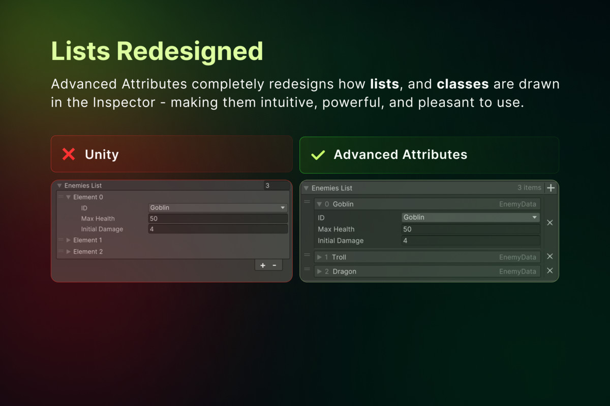 Advanced Attributes