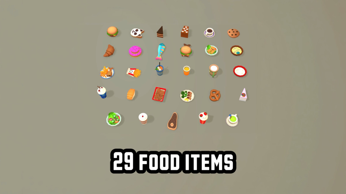 Bean-Style Kitchen: Animated Food & Workstations