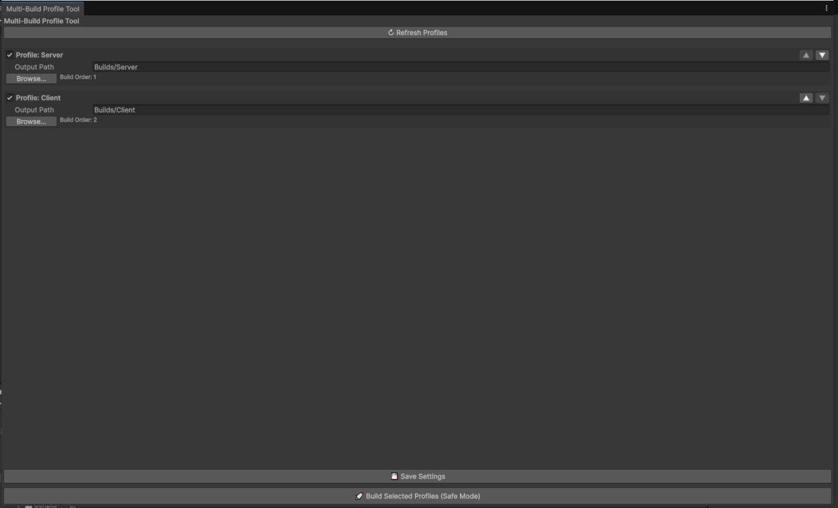 Multi-Build Profile Tool