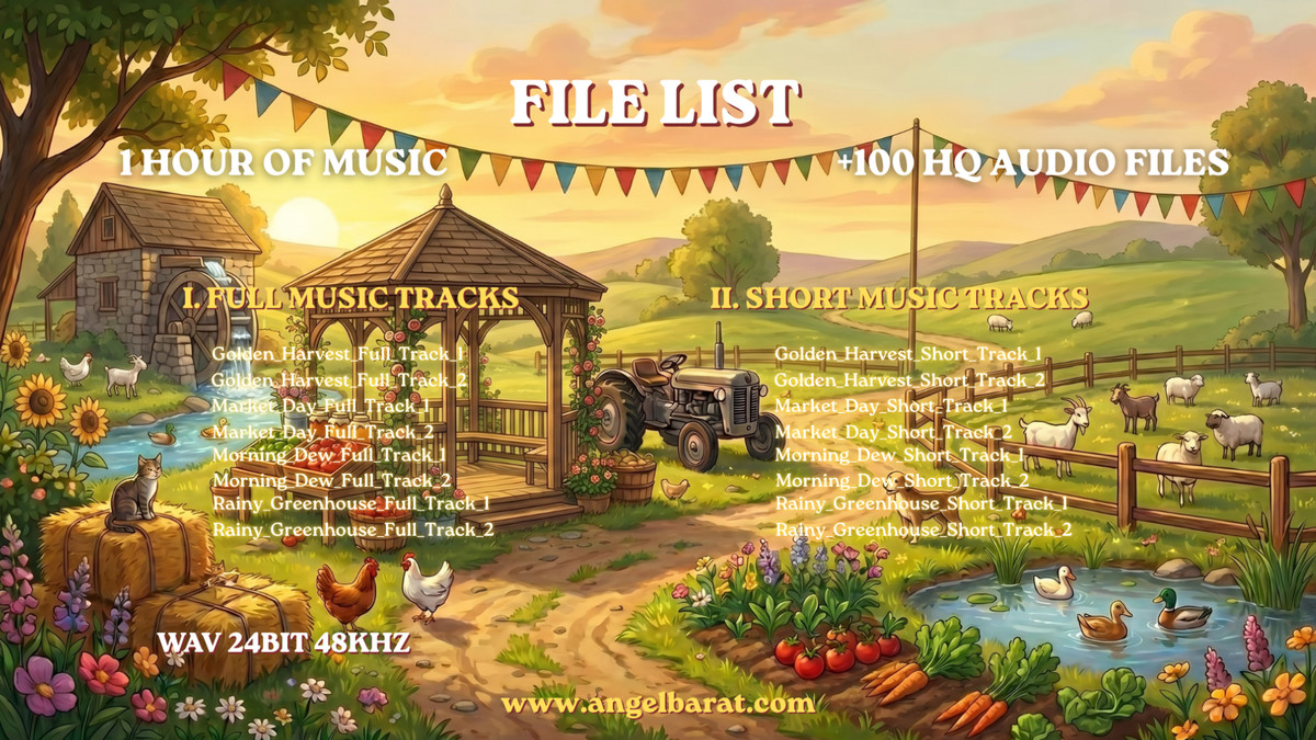 Cozy Farming Music & Ambient Loops Pack