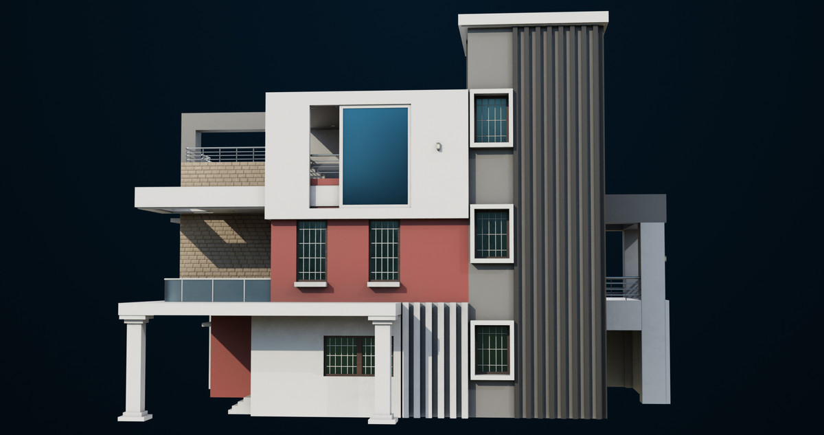 Modern House 01 URP HDRP Textures