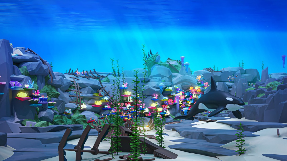 Underwater World - Low Poly 3D Models Pack