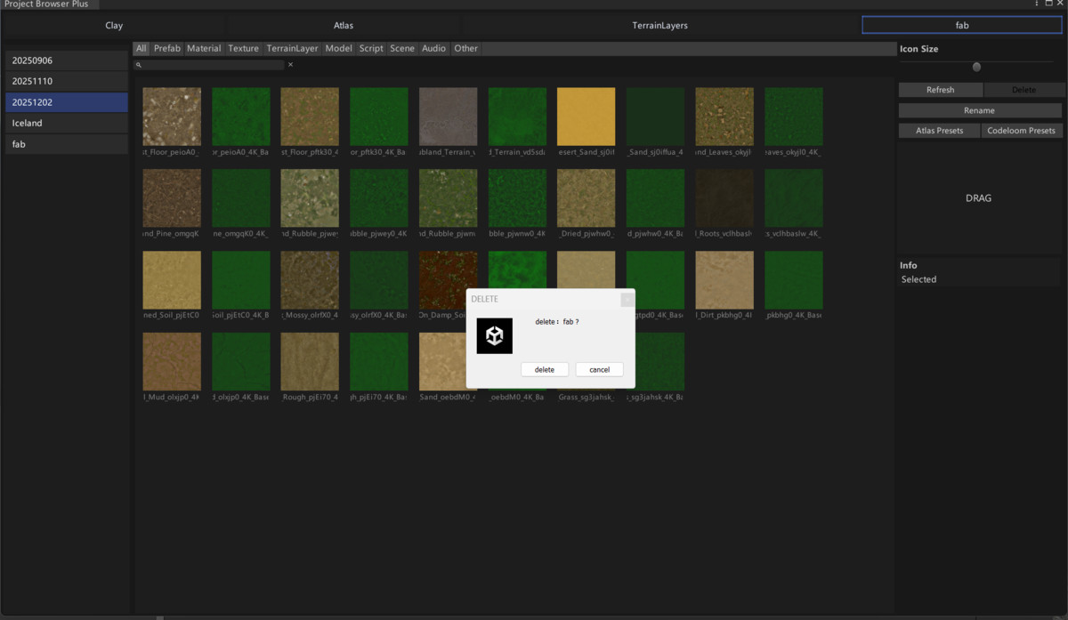 Fast Asset Drag & Drop Manager