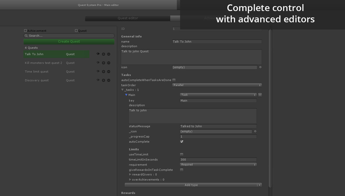 Quest System Pro