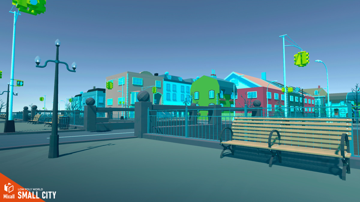 LOW POLY WORLD - SMALL CITY