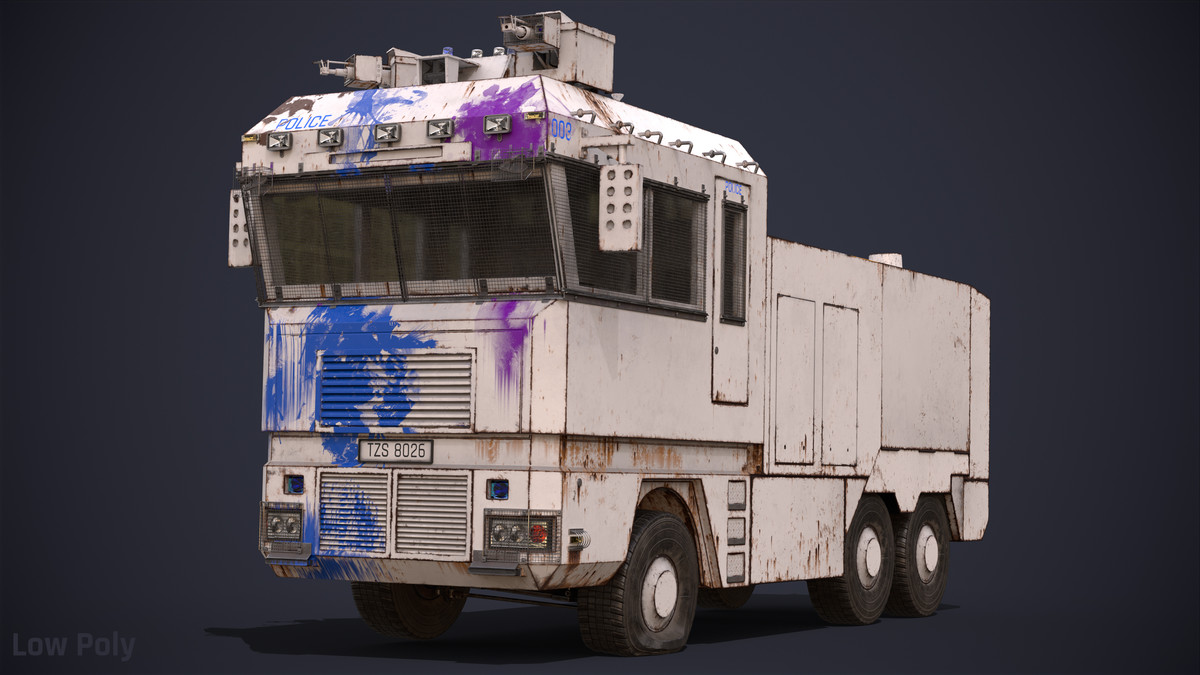 Police Car Water Cannon