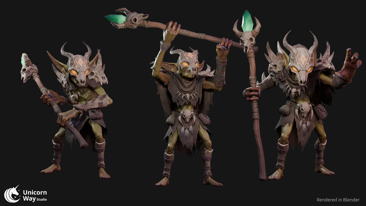 Stylized Goblin Shaman Outfit