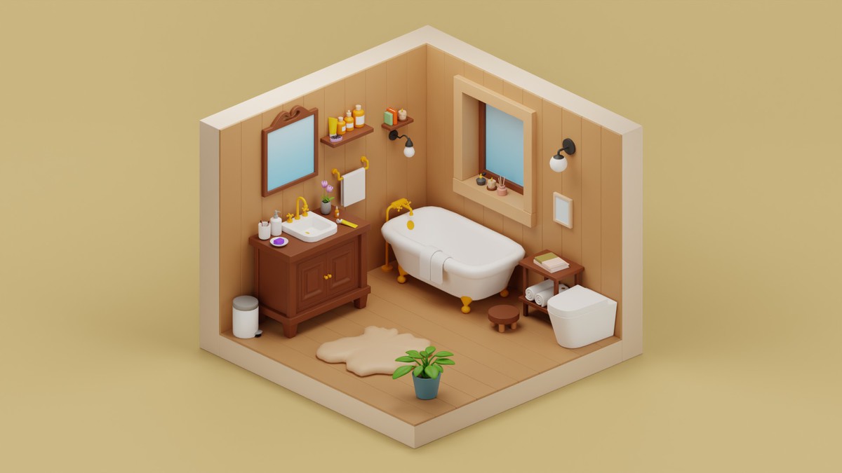 Cozy Room Props Bundle - Interior Props & Modular Parts 2