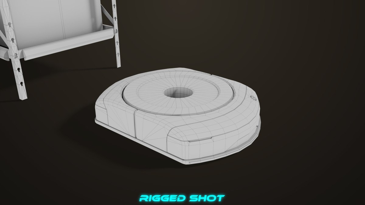 Warehouse Orange Robot Generic URP HDRP Textures