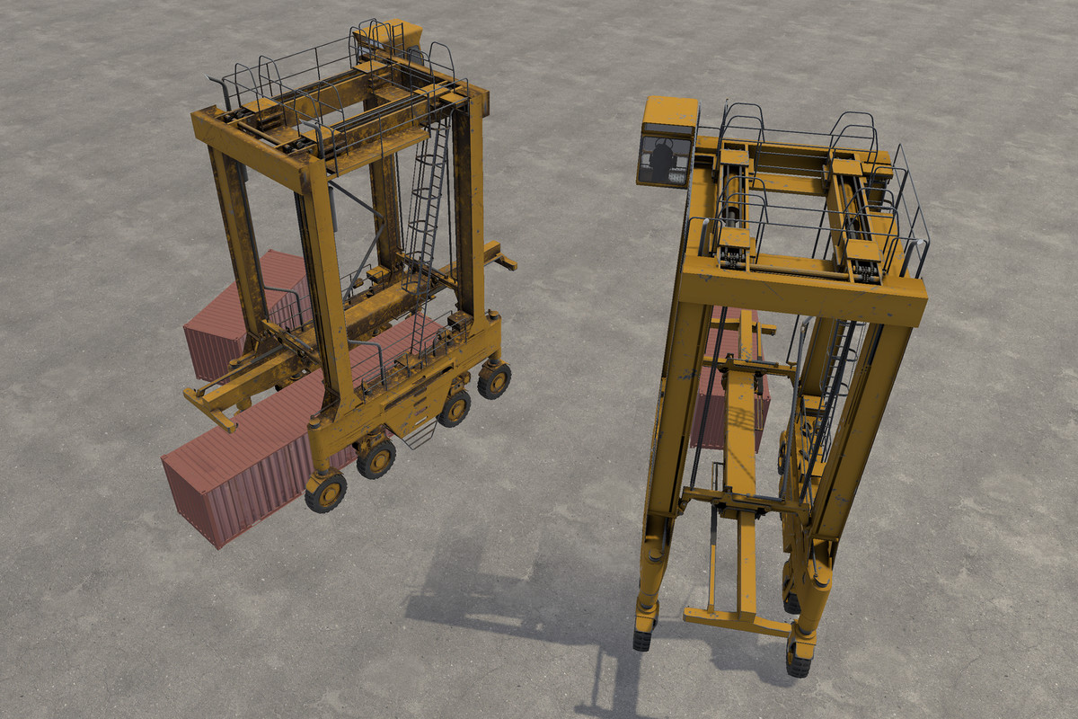Straddle Crane