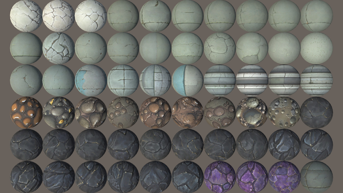 450+ Stylized Textures - Mega Pack Vol 7