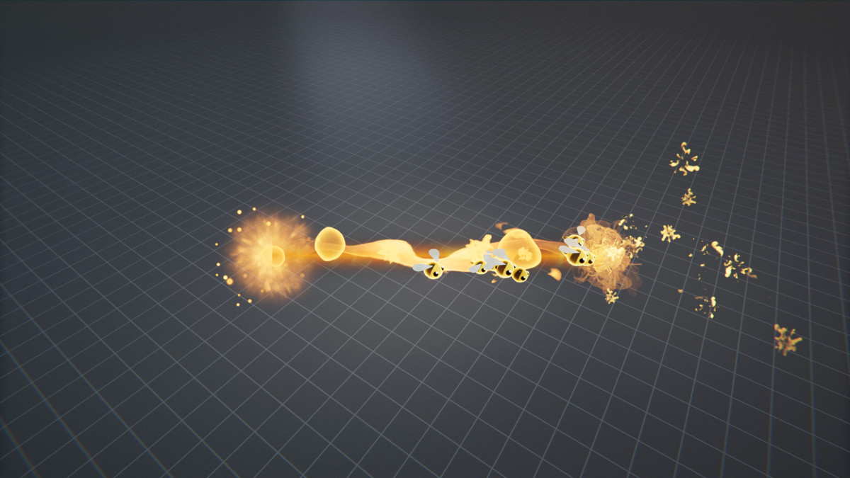 Stylized Laser Beam Attacks - 39 VFX