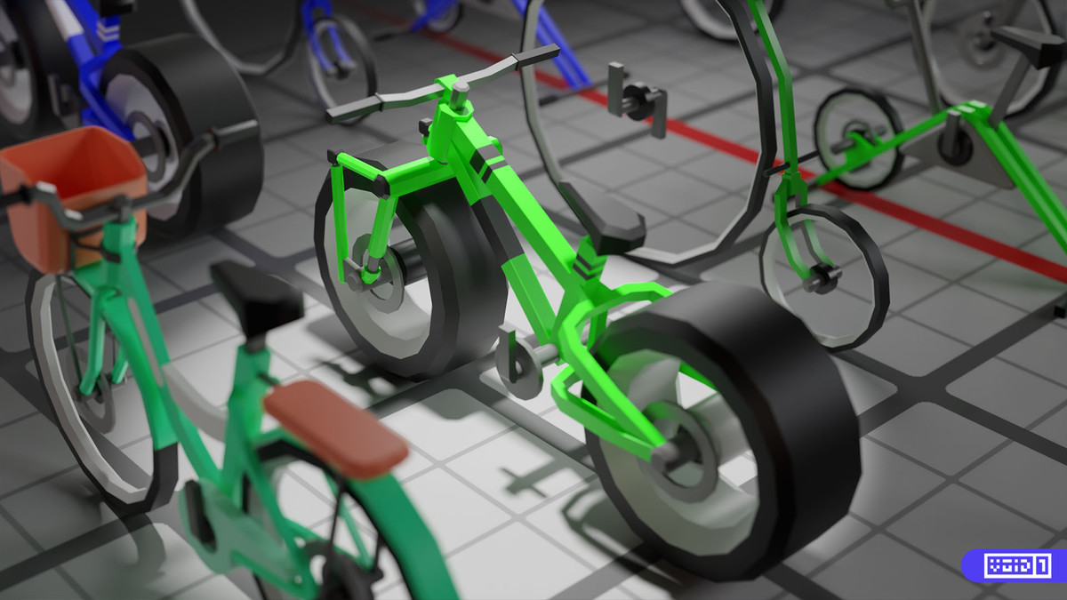 Low Poly Bike Models