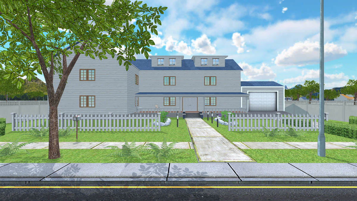 Modular Suburban Houses Pack with Interiors – Mobile Optimized Environment