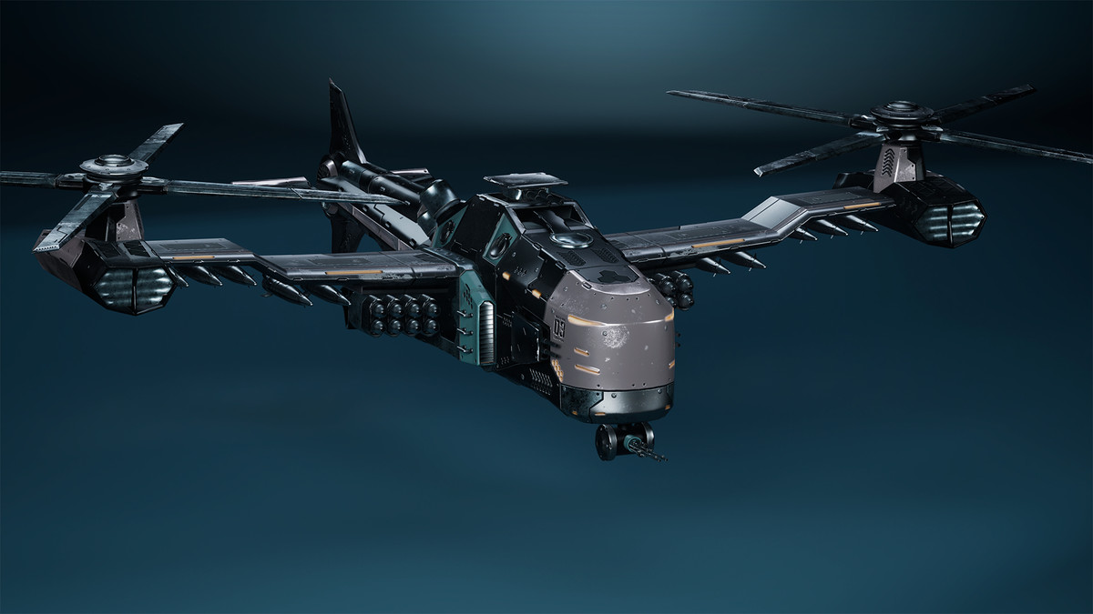 Sci-Fi Transport - Military Helicopter
