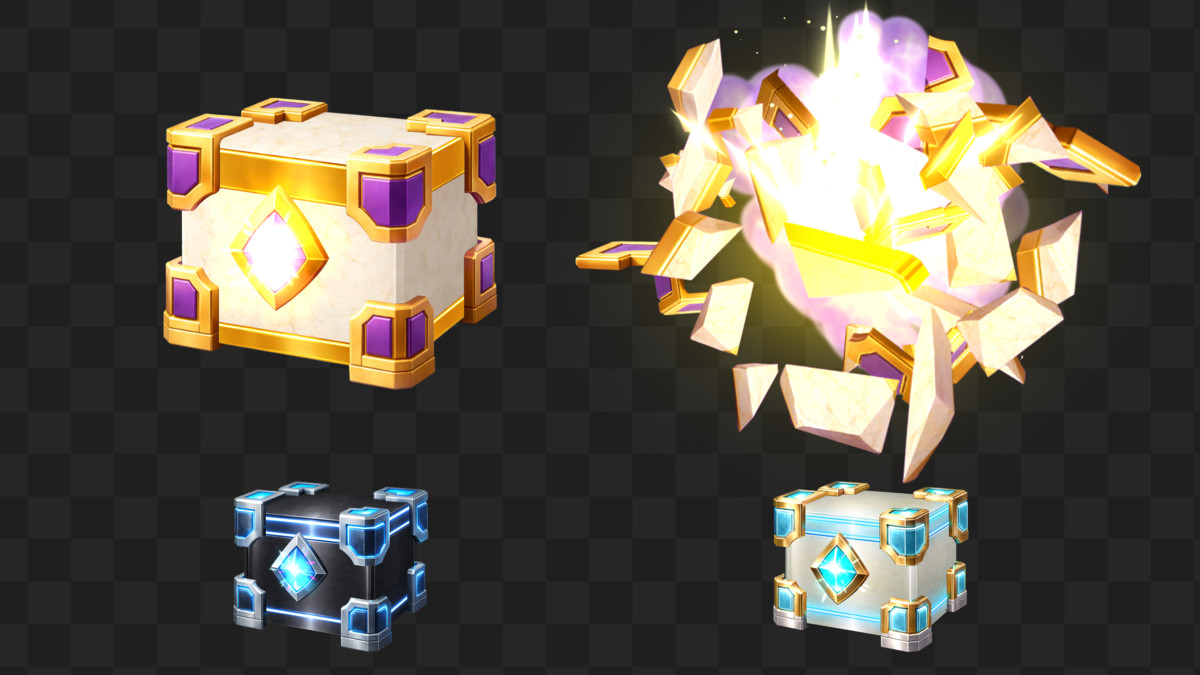 Modern 2D Animated Chests Pack – 36 Variants