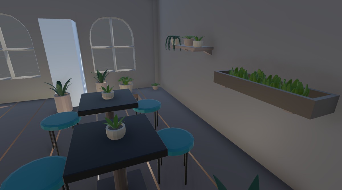 Cozy Cafe - Low Poly