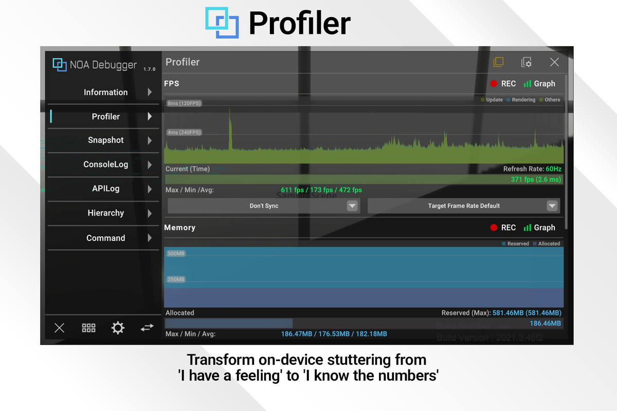 NOA Debugger for Unity