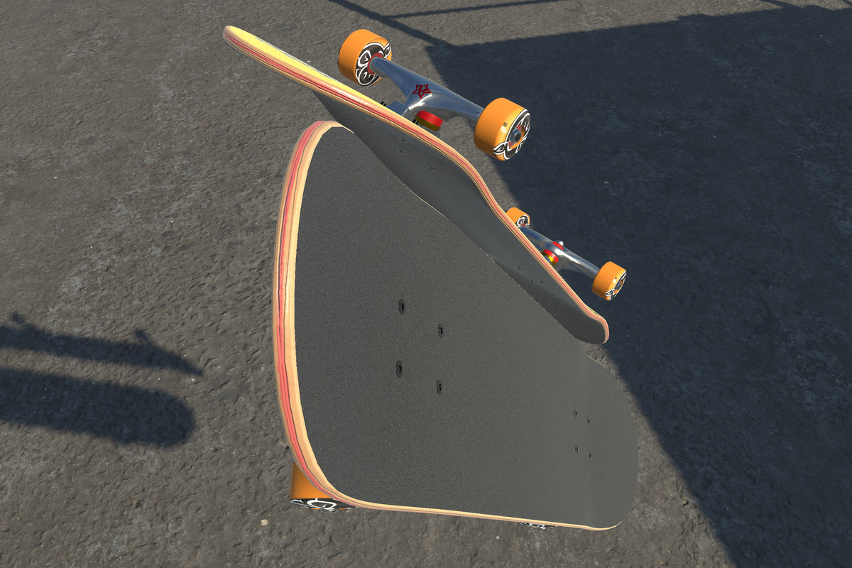 Skateboard and Vert Ramp