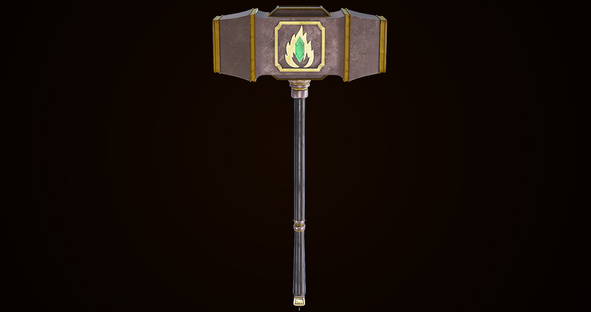 5 Battle Hammers Collection URP HDRP Textures