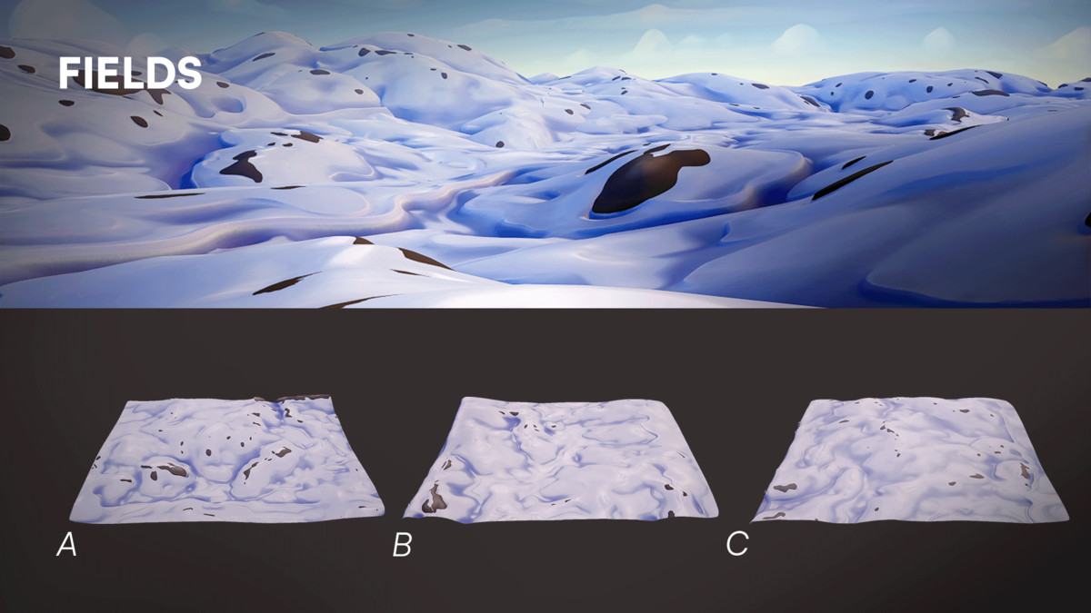 Arctic Landscape Cartoon