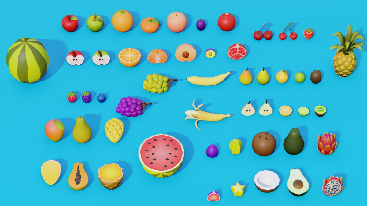 Low Poly Food Pack by IGS