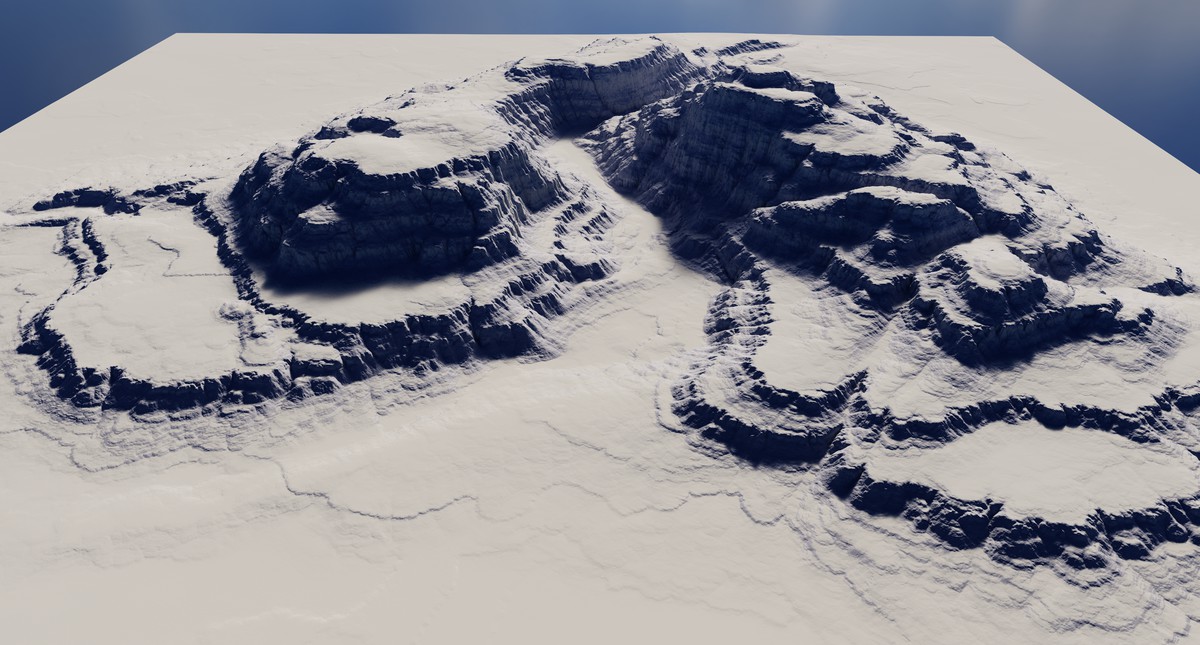 Terraced Canyon Shapes - StampIT!