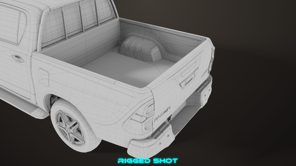 Pickup Truck 04 Brown Dusty URP HDRP Textures