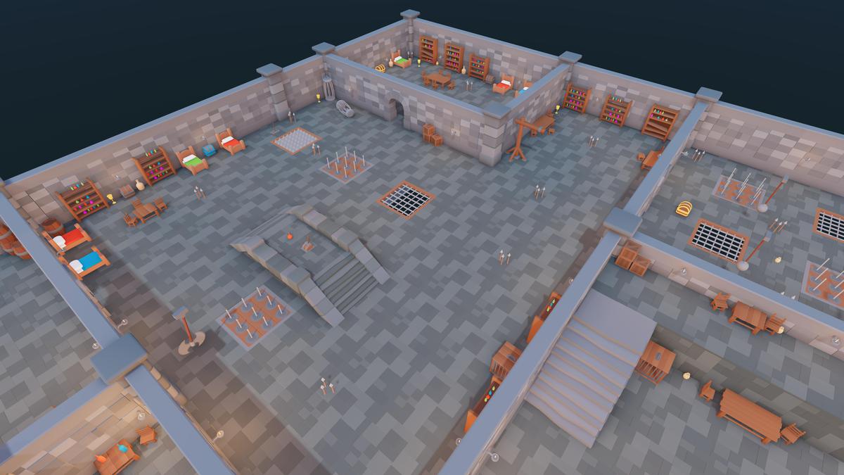 Modular Dungeon - Stylized Low Poly Asset Pack by Ake