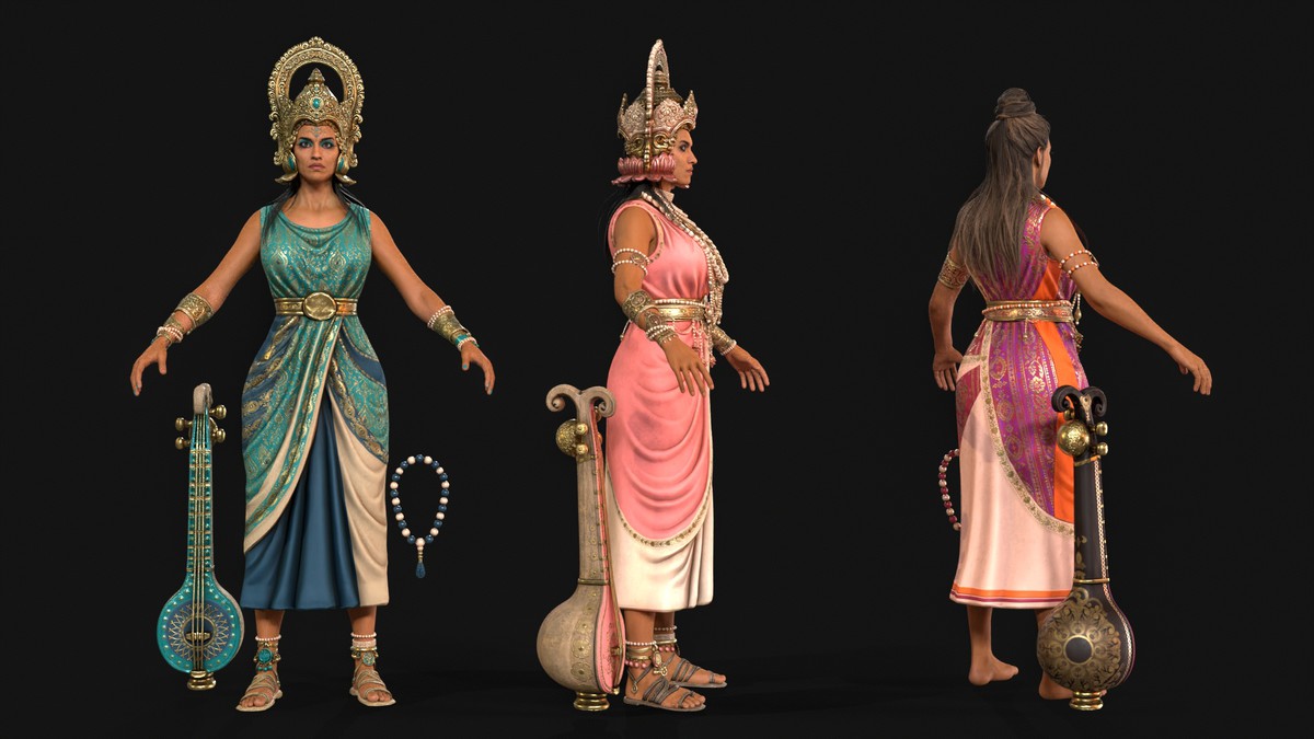 Indian Goddess Saraswati