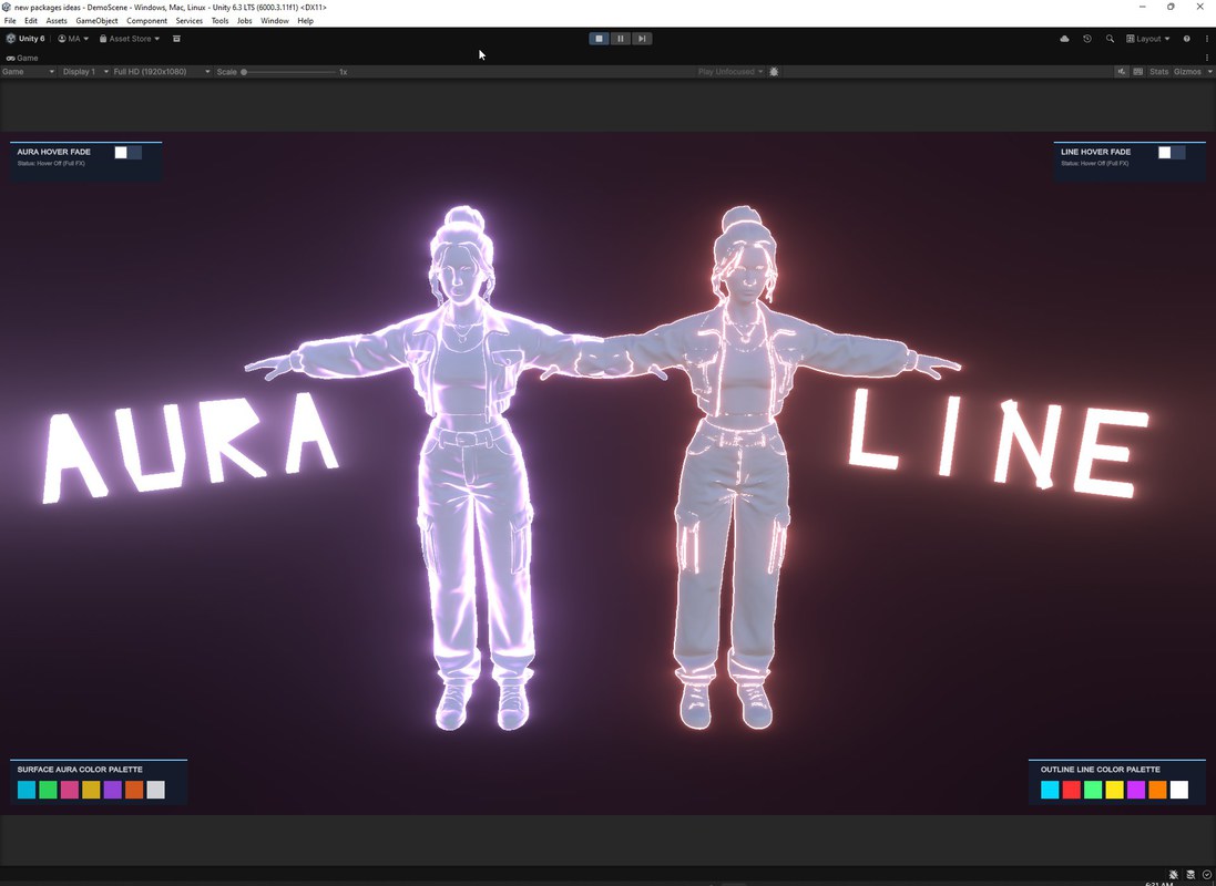 AA EdgeLine Pro - 3D Outline, Animated Edge & Surface Aura FX