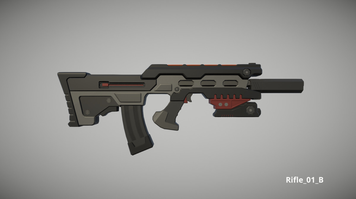 Cyberpunk Armory - Low Poly