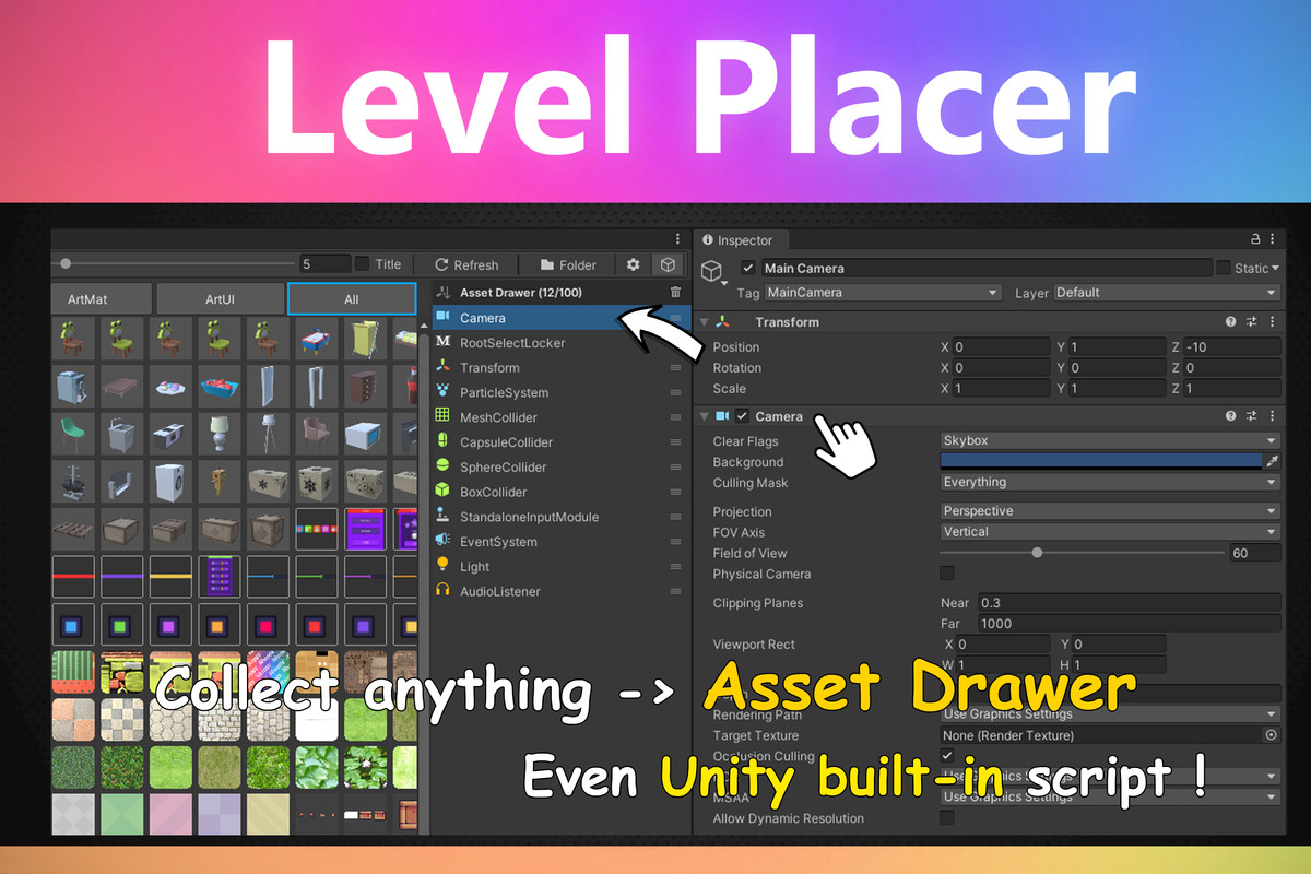 Quick Drag & Drop | Level Placer