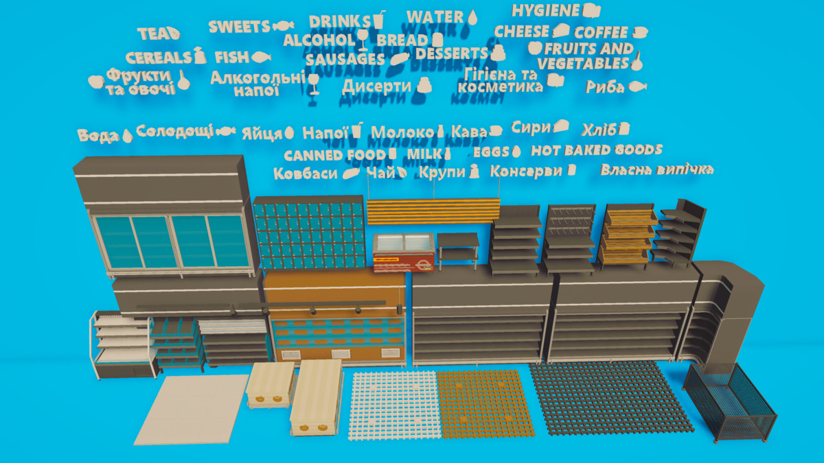 Low Poly Mini Market